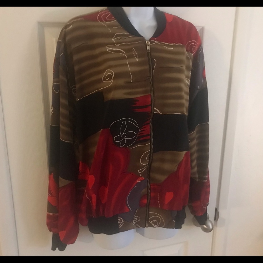 VTG Cascais of California Zip up Jacket SZ (L) oversized